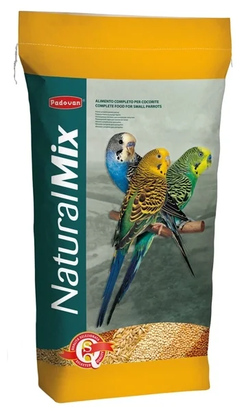 Фотография Корм PADOVAN NATURALMIX Cocorite основной д/волнистых попугаев (1кг) 001210