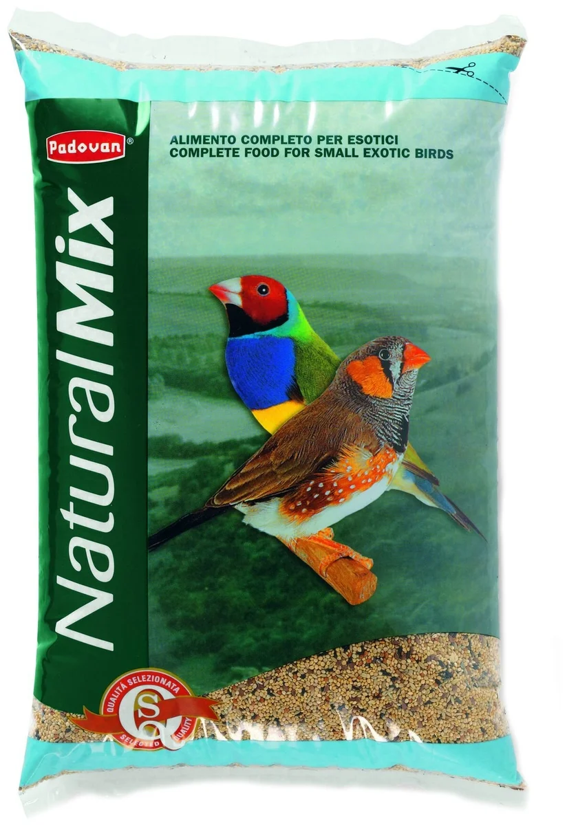 Фото Корм PADOVAN NATURALMIX Esotici основной д/экзотических птиц (1кг) 001111