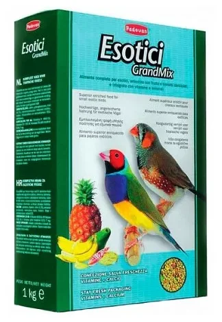 Фото Корм PADOVAN Esotici GrandMix д экзотических птиц 400 гр. 002774