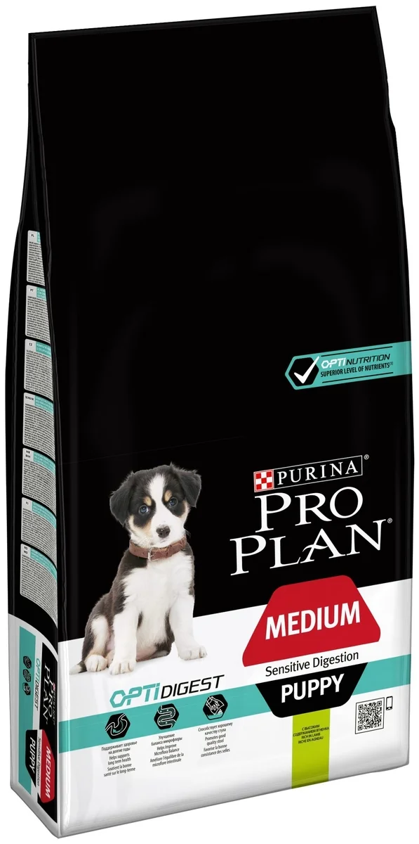 Картинка Корм для собак PURINA Pro Plan д/щенков ягненок 12 кг