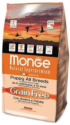 Фото Корм MONGE BW Grain Free AdultБеззерновойВзрослые/Треска, картофель, чечевица 1,5 кг