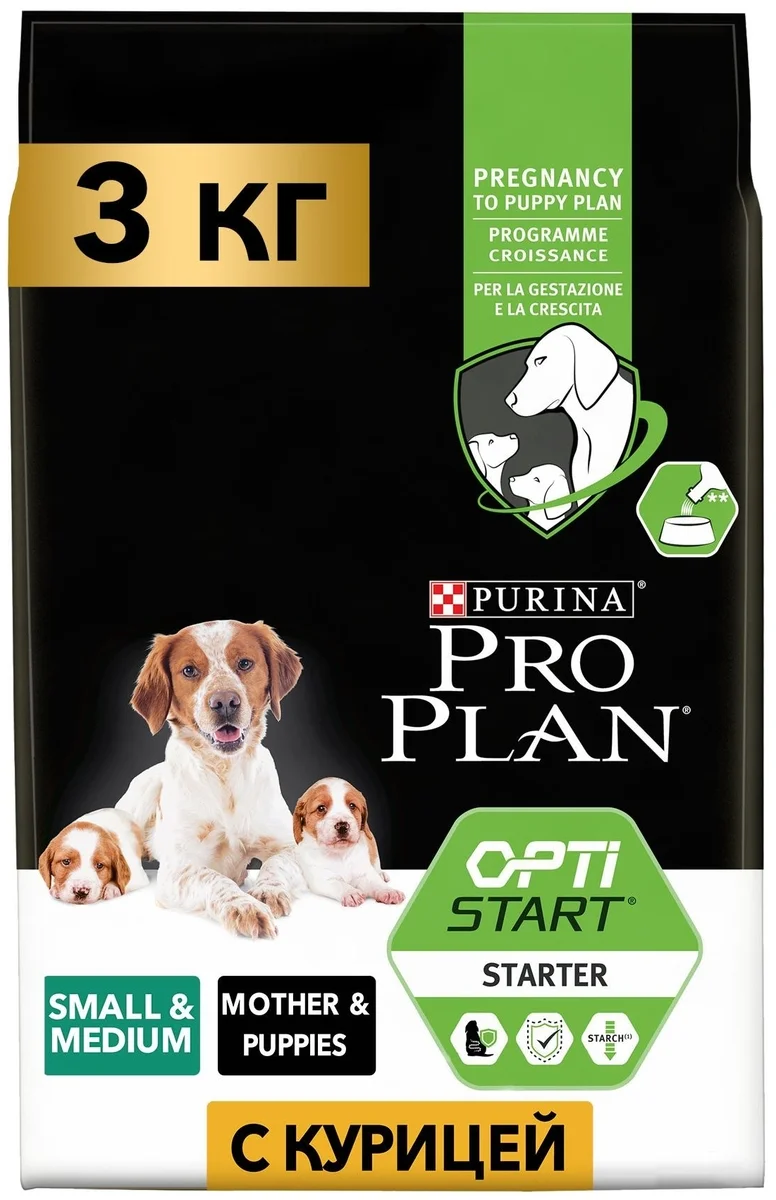 Корм для собак PURINA Pro Plan Starter 3 кг