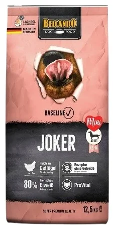 Фото Корм для взрослых собак мелких и средних пород BELCANDO Baseline Joker 12,5 кг с птицей