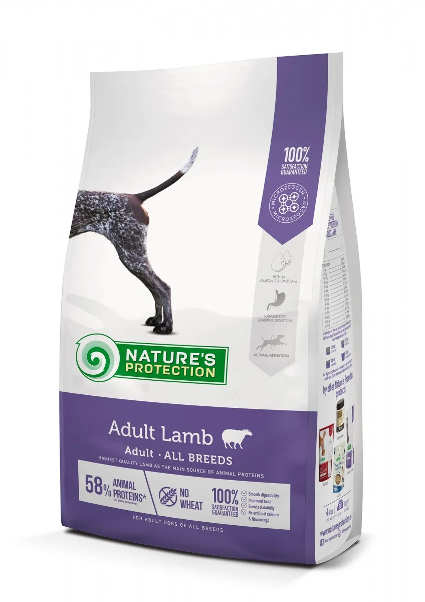 Корм для взрослых собак всех пород с мясом ягненка NP Dog Adult Lamb 4 кг