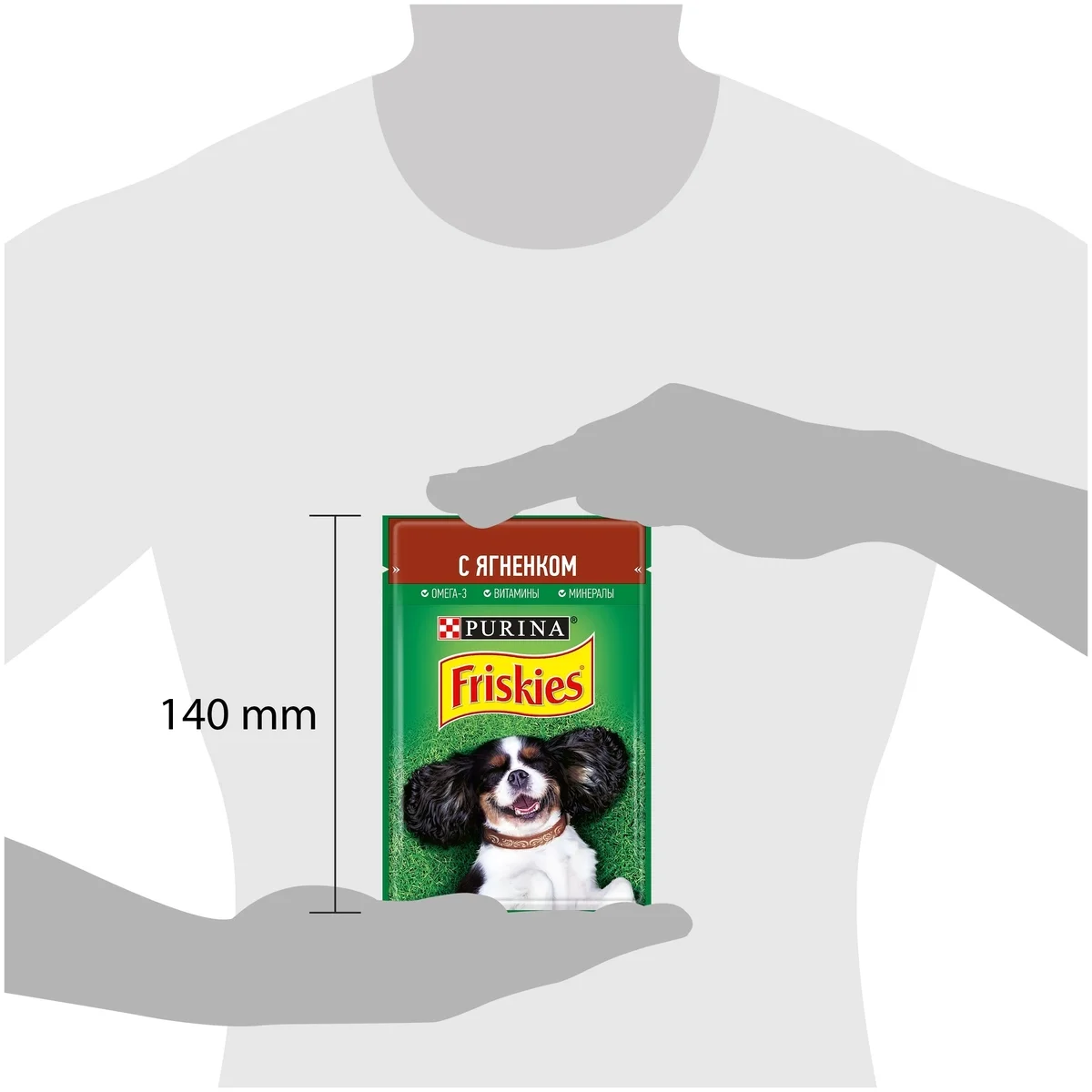 Фотография Корм для собак PURINA Friskies ягнёнок 85 гр