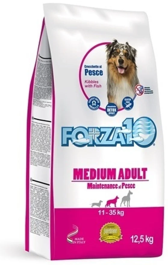 Фото Корм для собак средних пород FORZA10 Medium Adult Maintenance Pesce 12,5 кг из океанической рыбы