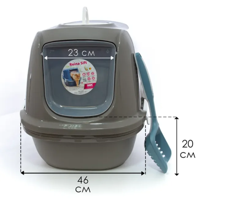 Фото Туалет-био SAVIC Reina серый 64*46*48 A20530008