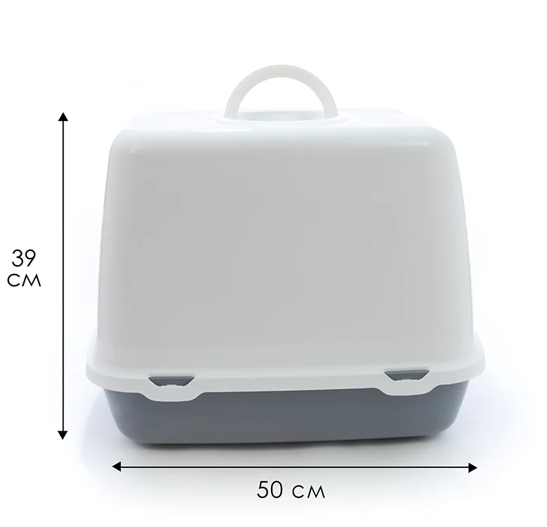 Картинка Лоток SAVIC для кош бел+сер 50*37*39 0265-00WG