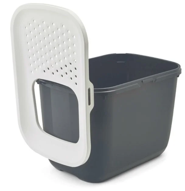 Фотография Туалет-био SAVIC Hop In белый/антрацит (58,5x39x39,5)