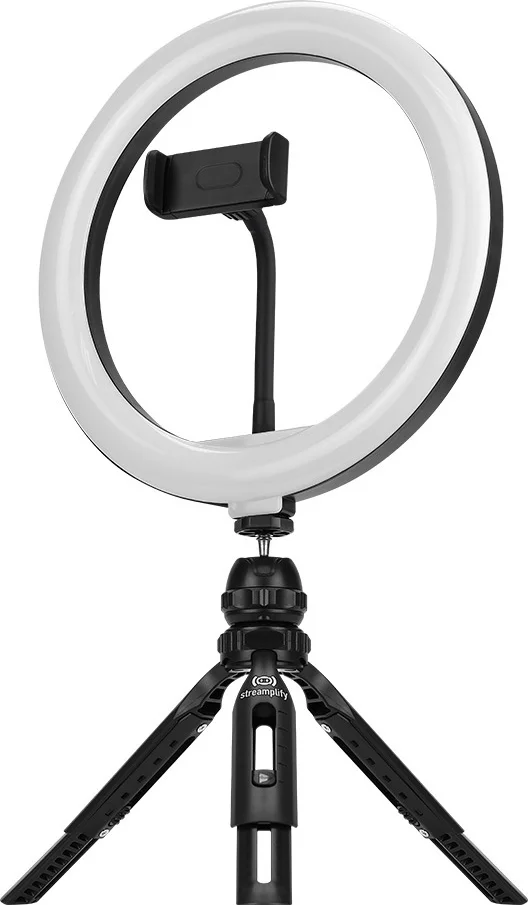 Фотография Кольцевая светодиодная лампа Streamplify Light 10 Фотография Кольцевая светодиодная лампа Streamplify Light 10