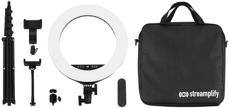 Фотография Кольцевая лампа Streamplify Light 14