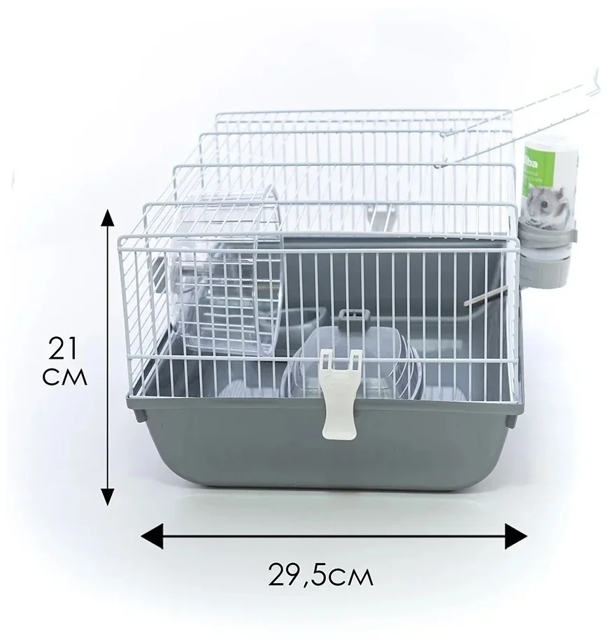 Картинка Клетка SAVIC д/крол и свин MARTHA серая 46,5*29,5*21 5006-0539 Картинка Клетка SAVIC д/крол и свин MARTHA серая 46,5*29,5*21 5006-0539