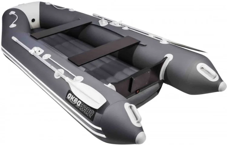 Фото Лодка АКВА 3200 НДНД графит/светло-серый