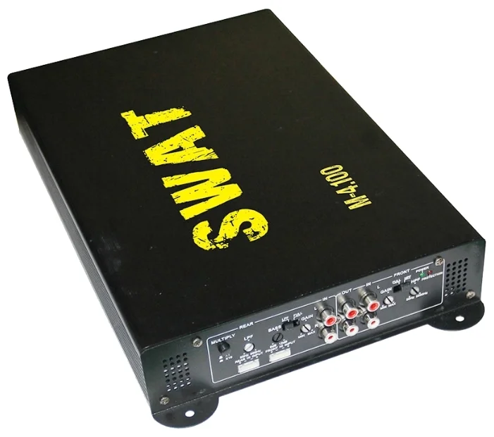 Фото Усилитель автомобильный SWAT M-4.100 четырехканальный Фото Усилитель автомобильный SWAT M-4.100 четырехканальный