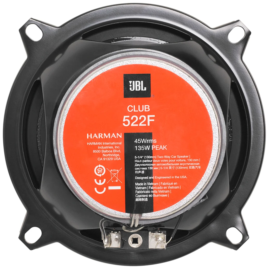 Картинка Колонки автомобильные JBL CLUB 522F 135W Картинка Колонки автомобильные JBL CLUB 522F 135W