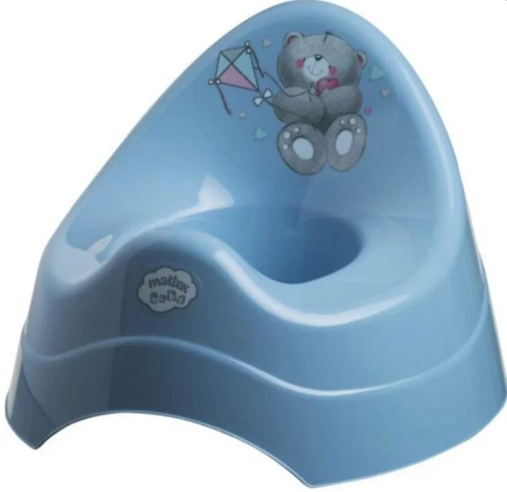 Фото Горшок MALTEX Медвежонок Синий 2077 Син