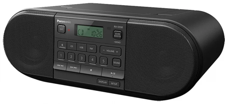Картинка Магнитола PANASONIC RX-D550GS-K