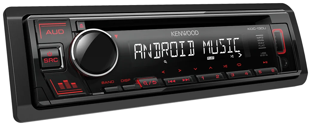 Фотография Автомагнитола KENWOOD KDC-130UR 1DIN 4х50Вт Фотография Автомагнитола KENWOOD KDC-130UR 1DIN 4х50Вт