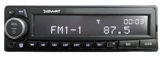 Фото Автомагнитола SWAT MEX-3007UBW