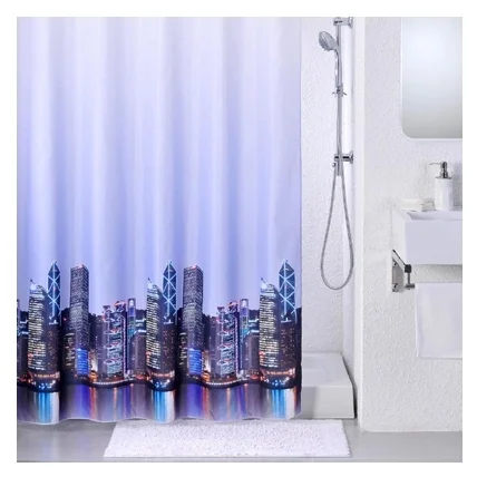 Фото Штора для ванной комнаты IDDIS City 240х200 см 210P24Ri11