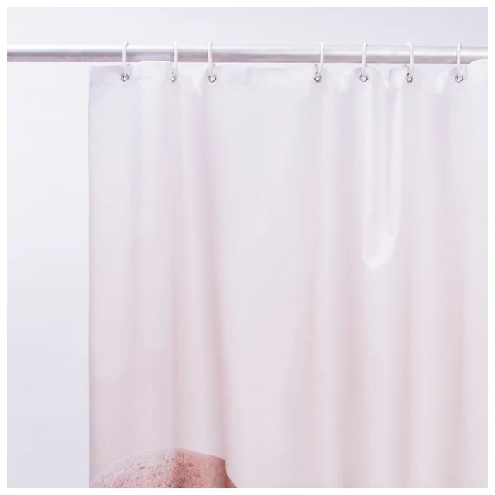 Фотография Штора для ванной комнаты IDDIS Sandy 180х200 см 640P18Ri11