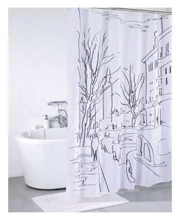 Фото Штора для ванной комнаты IDDIS Street Line 180х200 см SCID170P