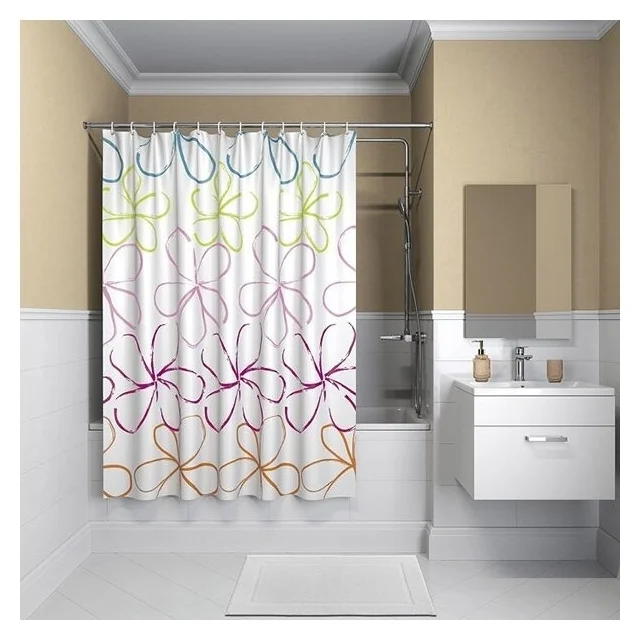 Фото Штора для ванной комнаты IDDIS Basic 200х180 см B18P218i11