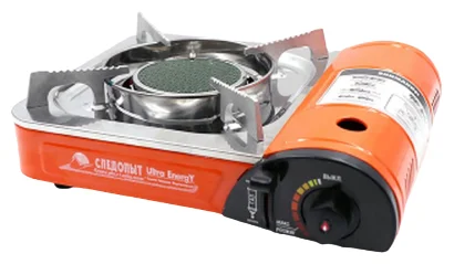 Плита настольная газовая СЛЕДОПЫТ UltraEnergy PF-GST-IM04 керам./6