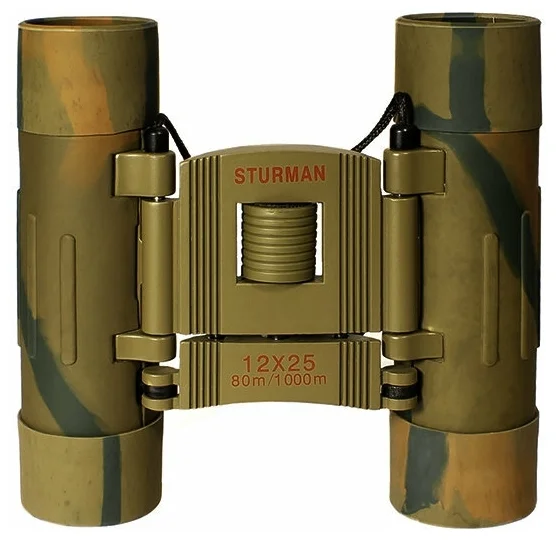 Картинка Бинокль STURMAN 12x25 камуфляжный Картинка Бинокль STURMAN 12x25 камуфляжный