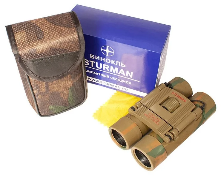 Купить Бинокль STURMAN 12x25 камуфляжный Купить Бинокль STURMAN 12x25 камуфляжный