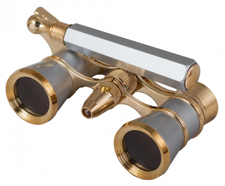 Фото Бинокль LEVENHUK Broadway 325N лорнет с подсветкой Silver Фото Бинокль LEVENHUK Broadway 325N лорнет с подсветкой Silver