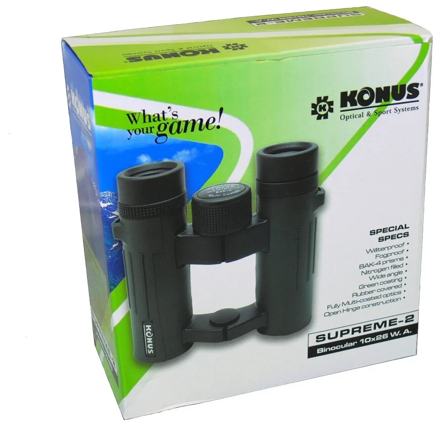 Цена Бинокль KONUS Supreme-2 10x26 WA