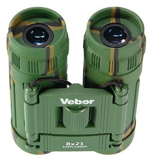 Фото Бинокль VEBER Sport БН 8x21 камуфляж