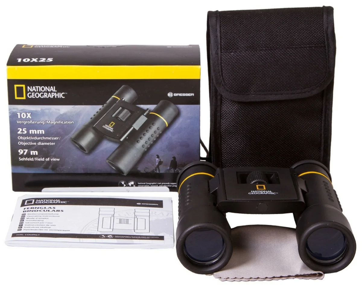 Бинокль BRESSER National Geographic 10x25 заказать
