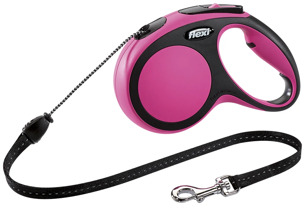 Рулетка-поводок FLEXI New COMFORT M розовый 043-608