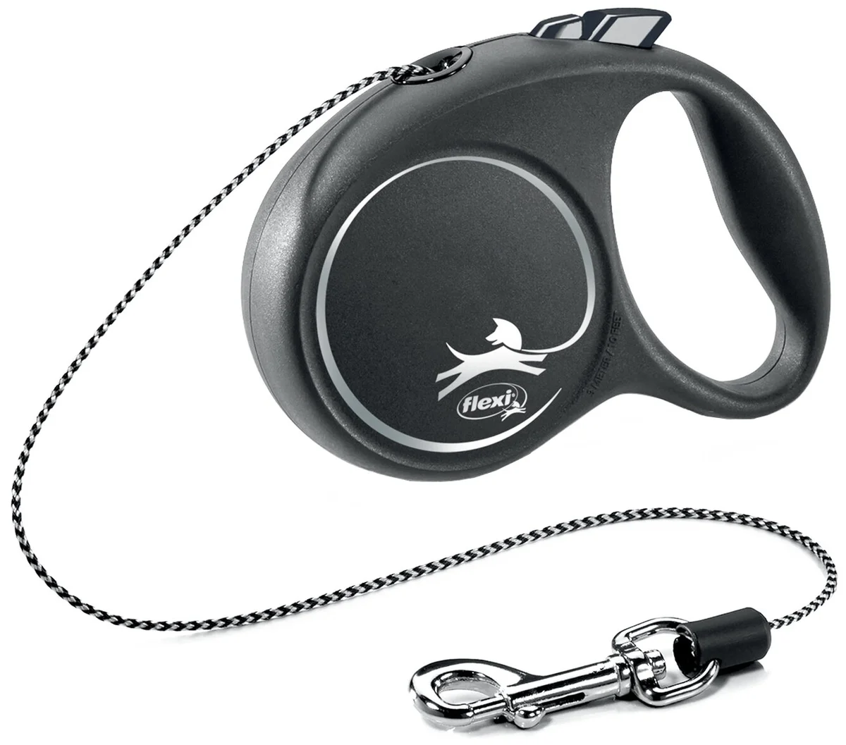 Фото Рулетка-поводок FLEXI BLACK DESIGN XS черный 033-203