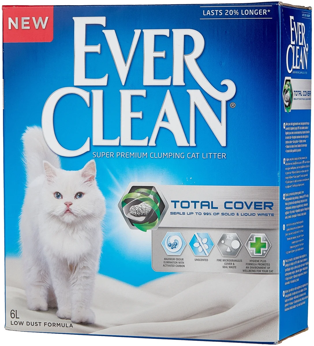 Наполнитель Ever Clean Total Cover (6 л)