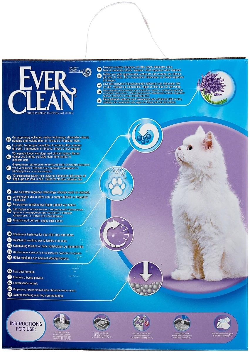 Фото Наполнитель Ever Clean Lavender (10 л)