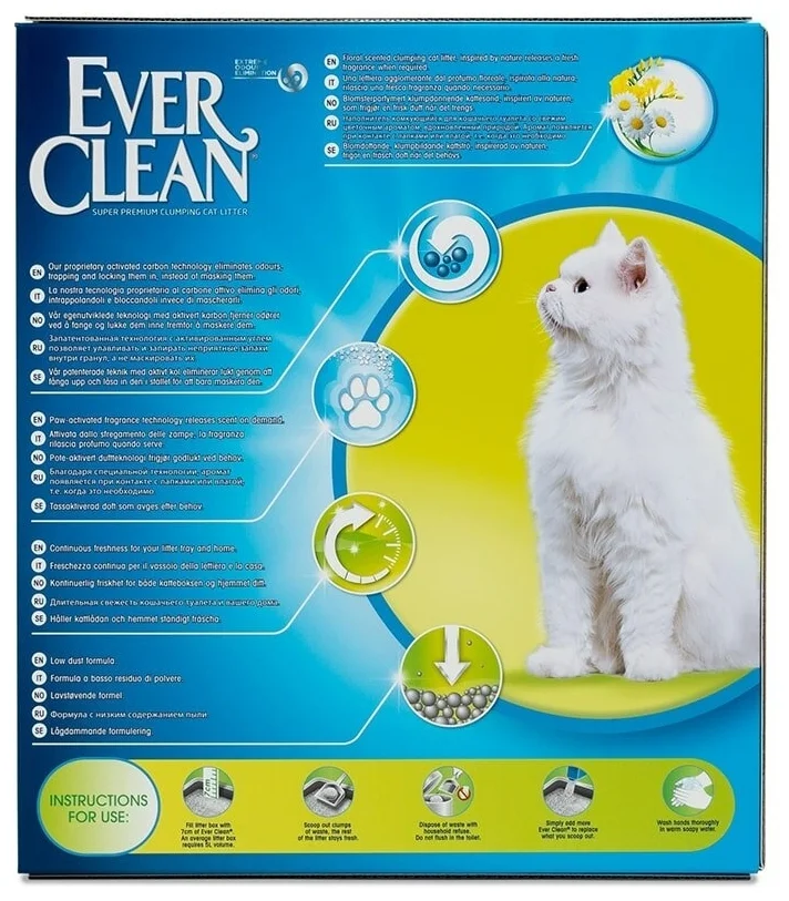 Фото Наполнитель Ever Clean Spring Garden (6 л)