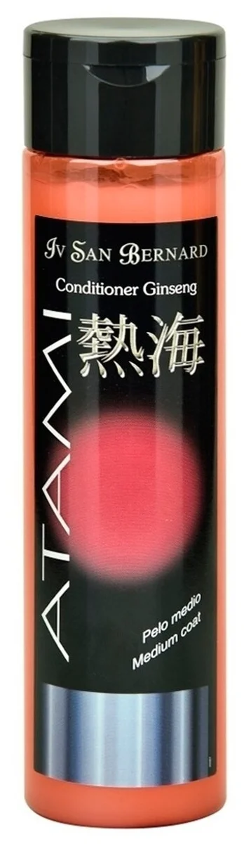 Фото IV SAN BERNARD ATAMI GINSENG COND Кондиционер оживляющий для шерсти средн. длины и в период линьки,300 мл