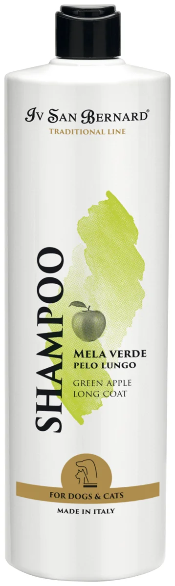 Фото IV SAN BERNARD TRAD GREEN APPLE Шампунь для длинной шерсти, 1000 мл