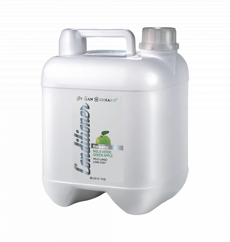 Фото IV SAN BERNARD TRAD SLS GREEN APPLE CONDITIONER PLUS Кондиционер для длинной шерсти, 5000 мл