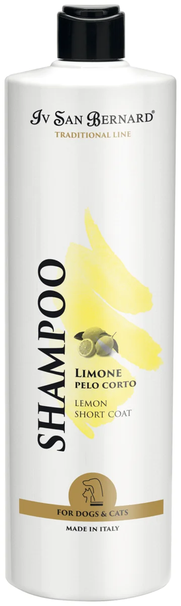 Фото IV SAN BERNARD TRAD 1000 LEMON Шампунь для короткой шерсти, 1000 мл