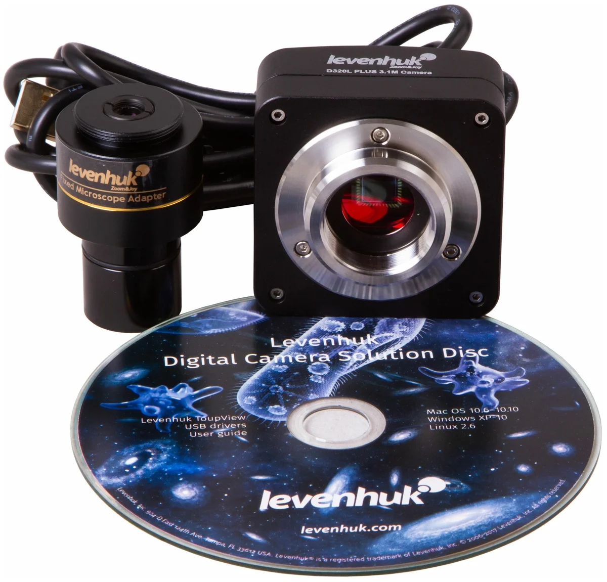 Микроскоп LEVENHUK D320L PLUS Казахстан