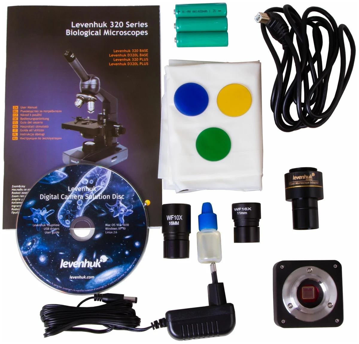Микроскоп LEVENHUK D320L PLUS Казахстан