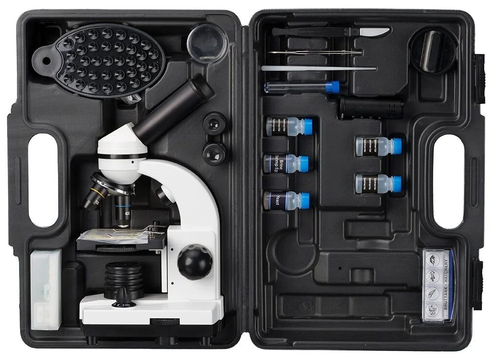 Микроскоп BRESSER Junior Biolux SEL 40–1600x белый в кейсе Казахстан