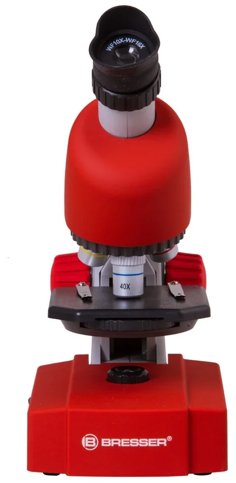 Фотография Микроскоп BRESSER Junior 40x-640x Red