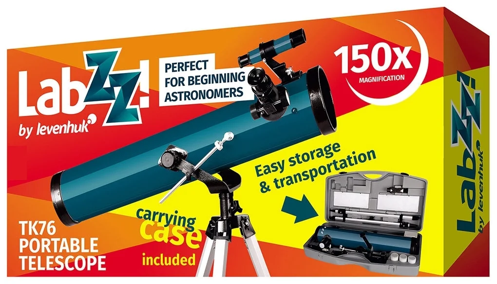 Картинка Телескоп LEVENHUK LabZZ TK76 Картинка Телескоп LEVENHUK LabZZ TK76