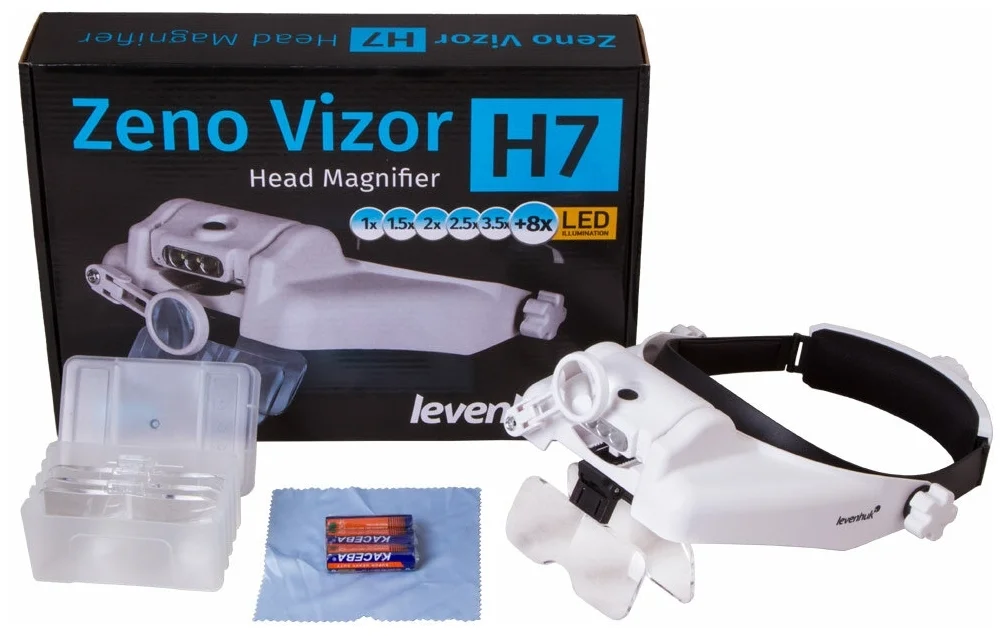 Лупа налобная LEVENHUK Zeno Vizor H7 Казахстан