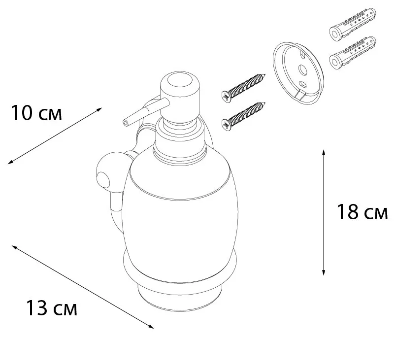 Фотография Дозатор жидкого мыла FIXSEN FX-78512